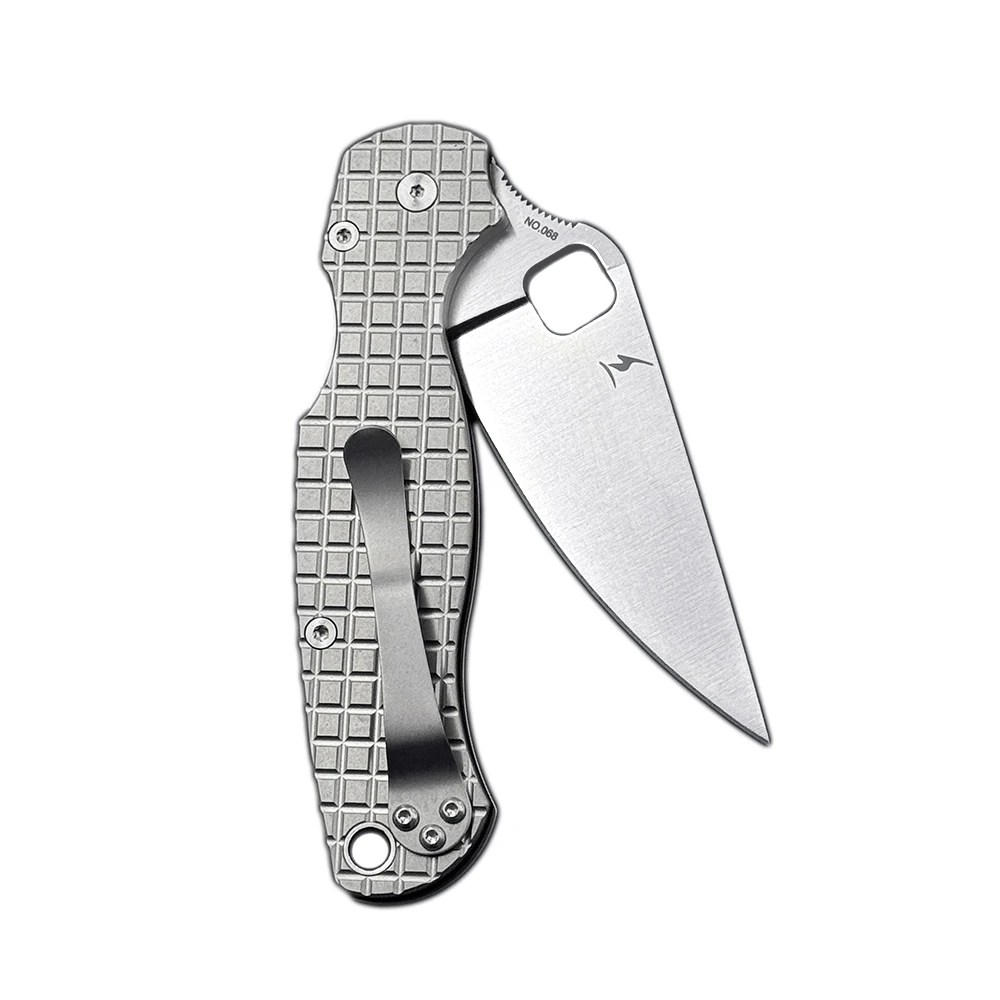 OK-81TI CPM-S30V Blade Titanium Alloy Handle Ceramic Bearings Outdoor Camping Hunting Pocket Folding Knives 4