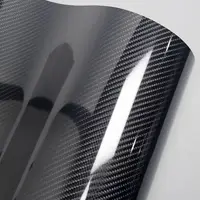Carbon Fiber Car Body Vinyl Wrap Matte Accessories Glossy Black Sticker 3D 4D 5D 6D Auto Foil Cover Motorcycle Decoration Film 5