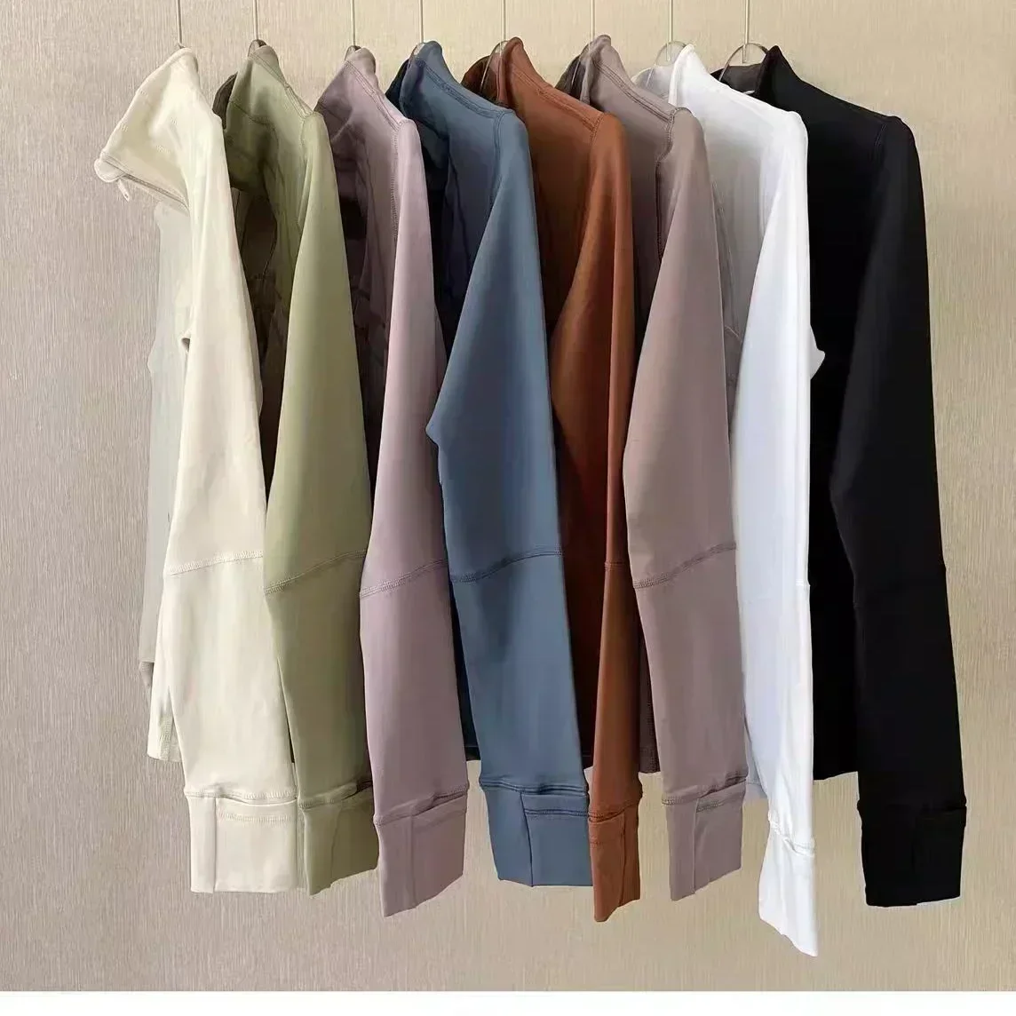 Lemon Women Defines Jacket Naked Yoga Coat Long Sleeve Crop Top Zipper Fitness Running Shirts Workout Clothes Sportswear 2