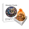 Circular colored wooden puzzle - Irregular shaped wooden puzzle - High difficulty puzzle - Puzzle toys - Exquisite birthday gift 2