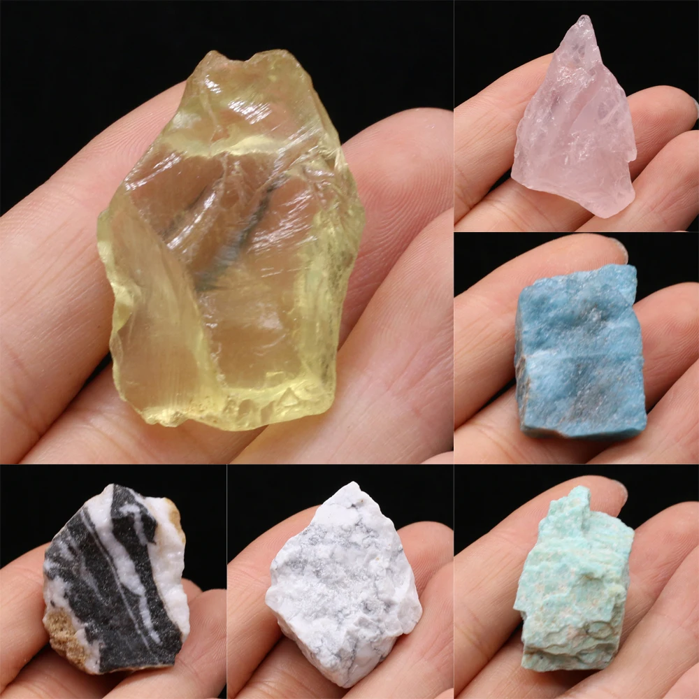 20-30mm 천연 인회석 로즈 쿼츠 자갈 표본 대형 롤링 스톤 바위 미네랄 원시 보석 수족관, 홈 인테리어 장식품 