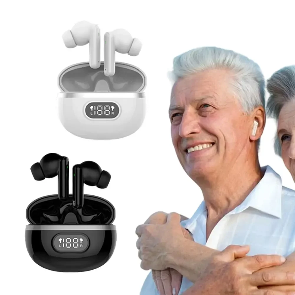 Cuffie Bluetooth 5.4 per anziani con amplificatori audio invisibili - immagine 2