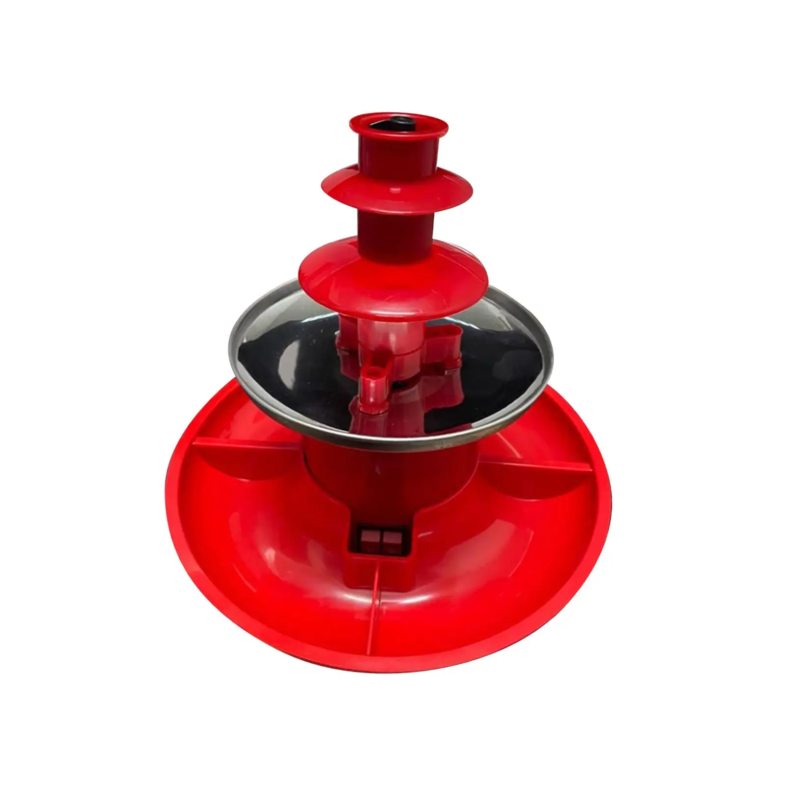 Chocolate Fountain Fondue Maker 3 Stage US Standard Plug for Party Convenient Installation Household with Removal Serving Tray