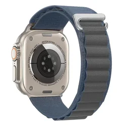 Enhanced Nylon Band for Apple Watch - Comfortable & Breathable Bracelet (3 New blue)