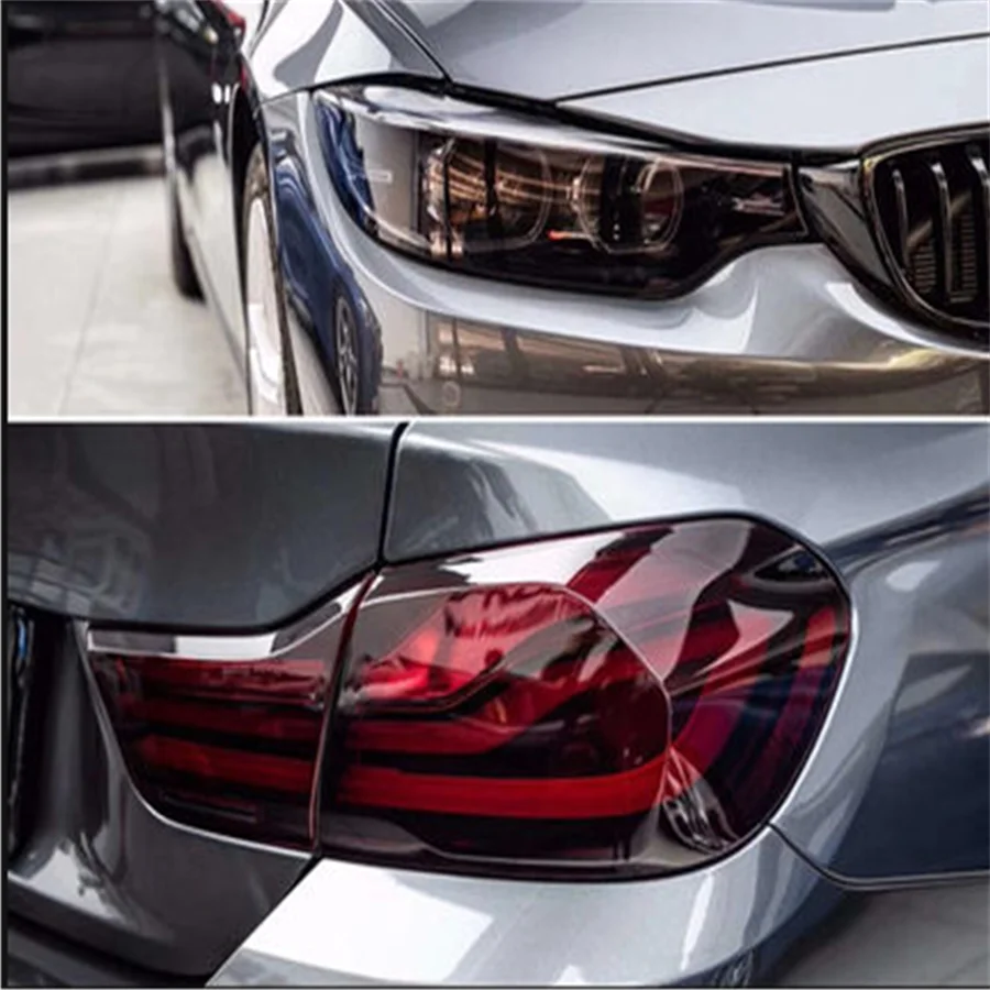 1 Pc 30*60 cm 자동차 라이트 스티커 필름 메르세데스 W204 W203 W211 BMW E46 E39 E60
