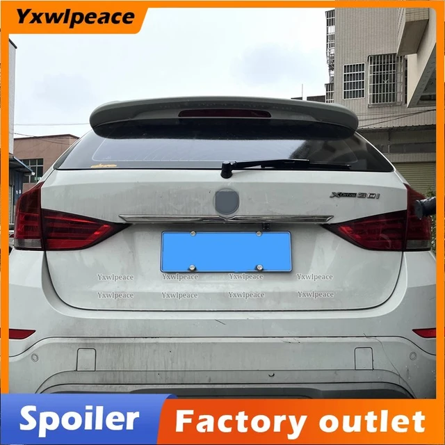For BMW X1 E84 Spoiler 2010 2011 2012 2013 2014 High Quality ABS Material  Primer Color Rear Roof Spoiler Wing Car Styling - AliExpress