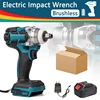 Electric Impact Wrench Brushless Motor Strong Torque 30000Amh Li-ion Battery LED Light Cordless Wrench Impact for Car Tires Tool 1