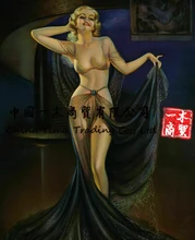

Vintage Irene Patten 1935 Harem Girl Art Deco Pin-up Print Glamorous Grace Fine Rare Pinup Antiqe Woman Old