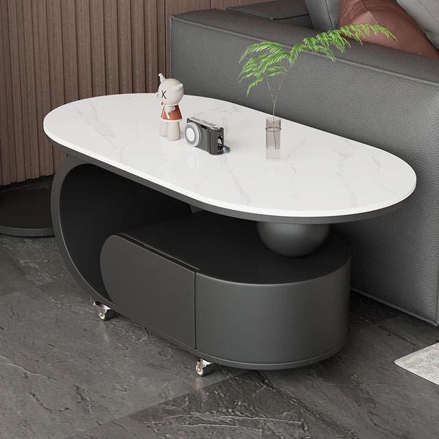 Table basse De beauté à la mode Tables basses nordiques modernes peu encombrantes meubles De maison européens portables Mesa De Centro Sala 1
