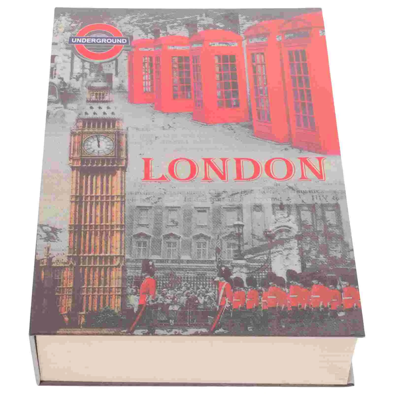 

Ящик для хранения денег, Ретро Декор, украшение для дома, книжная полка, реквизит, модель, накладной контейнер, украшение, металлический органайзер в форме накладной