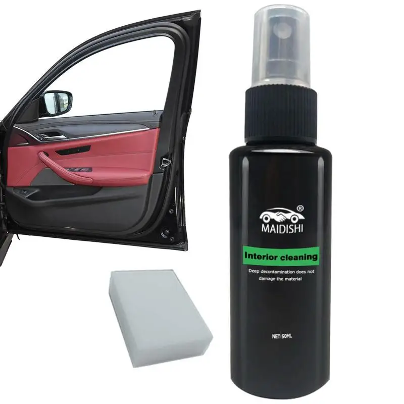 

50nl Car Interior Cleaner spray Plastic Leather Restorer Spray Auto Interior Quick Refurbish Conditioner For Car Motorcycles
