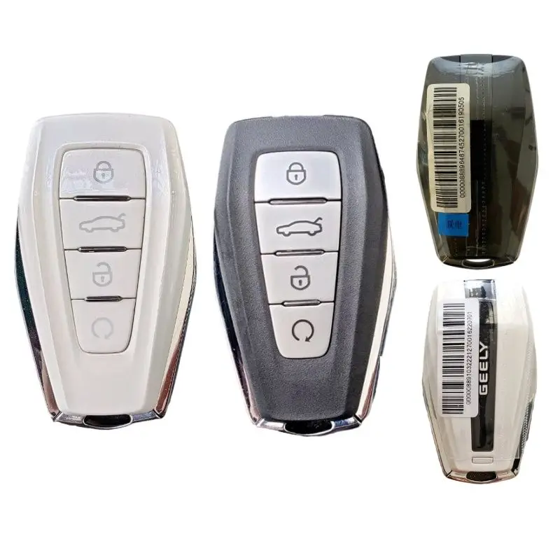 Geely Original Car Keyless Smart Remote Key Case shell For Okavango Azkarra Atlas Coolray Monjaro KX11 Emgrand X7 X3 S1