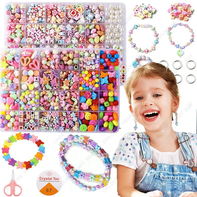 Bead Kits for Jewelry Making - Craft Beads for Kids Girls Jewelry