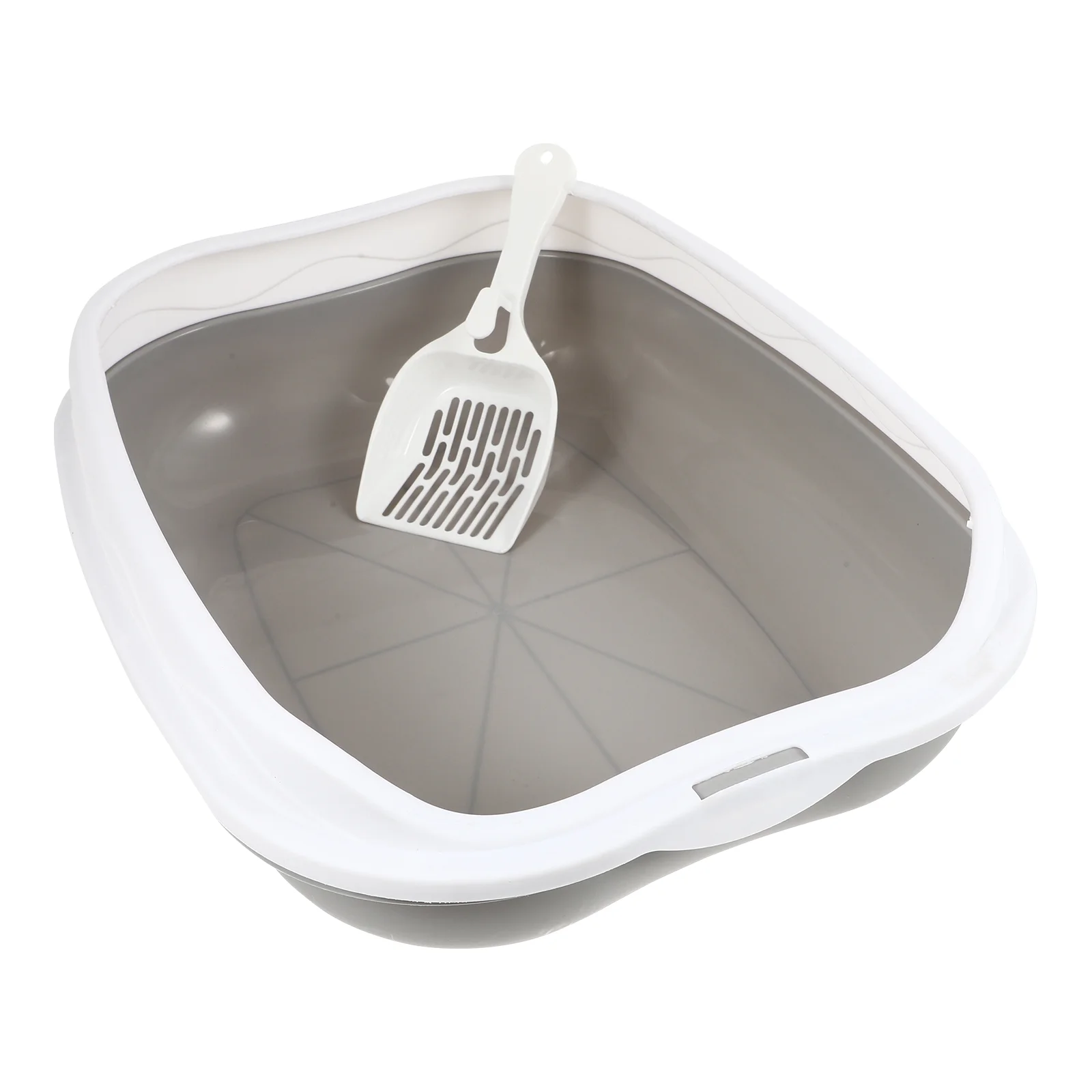 

Cat Litter Box Anti-Splashing Toilet Kitten Training Potty Pet Plastic Dog Kennel Bedpan Travel Clean Trash Can