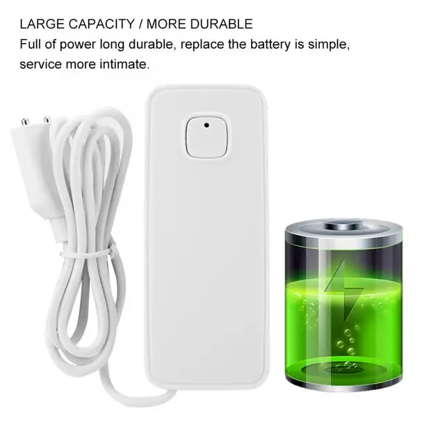 Tuya Smart Flood Leakage Sensor Remote Monitor WiFi Water Overflow Level Detector Water Leak Sensor Security Sound Alarm System 6
