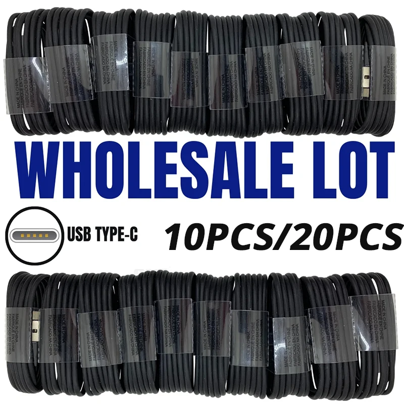 

10/20/50Pcs 1.2M USB-C Tipo c Cabo USb Cabos de carregamento rápido for Samsung S8 S10 S20 Nota 10 S22 Htc lg telefone android