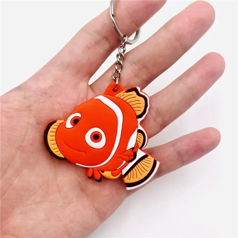 Porte-clés En Bois Gravé Aux Personnages De Nemo (Dory, Requin) - 4 X 6 Cm, Design Coloré | Accessoire Loisirs Créatifs, Cadeau Pour Enfants Et Fans Du Film