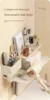 Cream Style Removable and Washable Bathroom Hair Dryer Storage Rack Without Punching Wall-mounted Bathroom Storage Rack 6