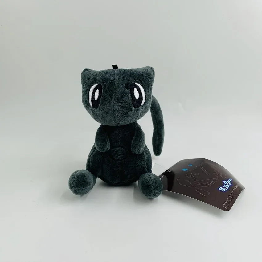 

10 шт./лот 13 см аниме Покемон черный Mew плюшевые игрушки мягкие животные Милая мультяшная кукла подарок на день рождения Рождество