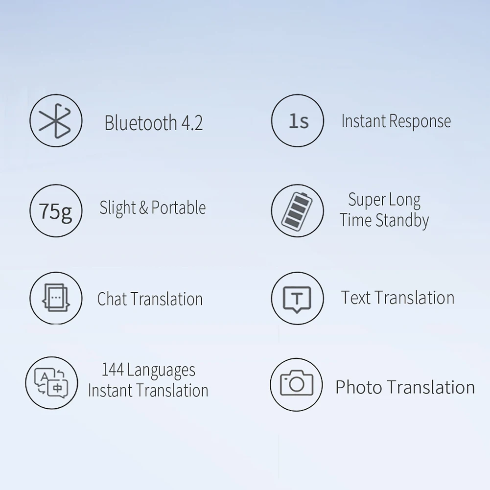 X9 Language Translator 144 Languages Voice Translation Device High Accuracy Portable Translator Pocket Dictionary