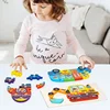 Montessori Wooden Puzzle Cartoon Animal Puzzle Game Thicken 3D Jigsaw Puzzle Educational Toys for Children Toddler 2 3 4 5 Years 4