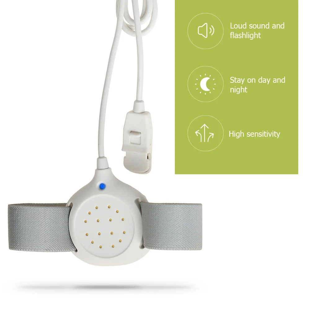 Professional Arm Wear Bedwetting sensor Alarm Potty Training wet reminder Child electronic alarm clock For Baby Toddler Adults
