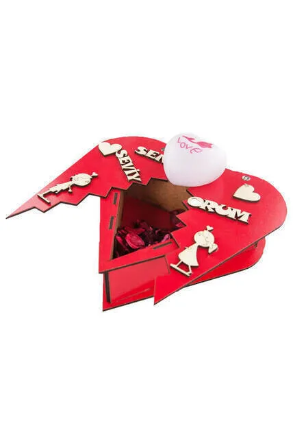 

IQRAH Heart Opened Light I Love You Love Gift Box Valentine