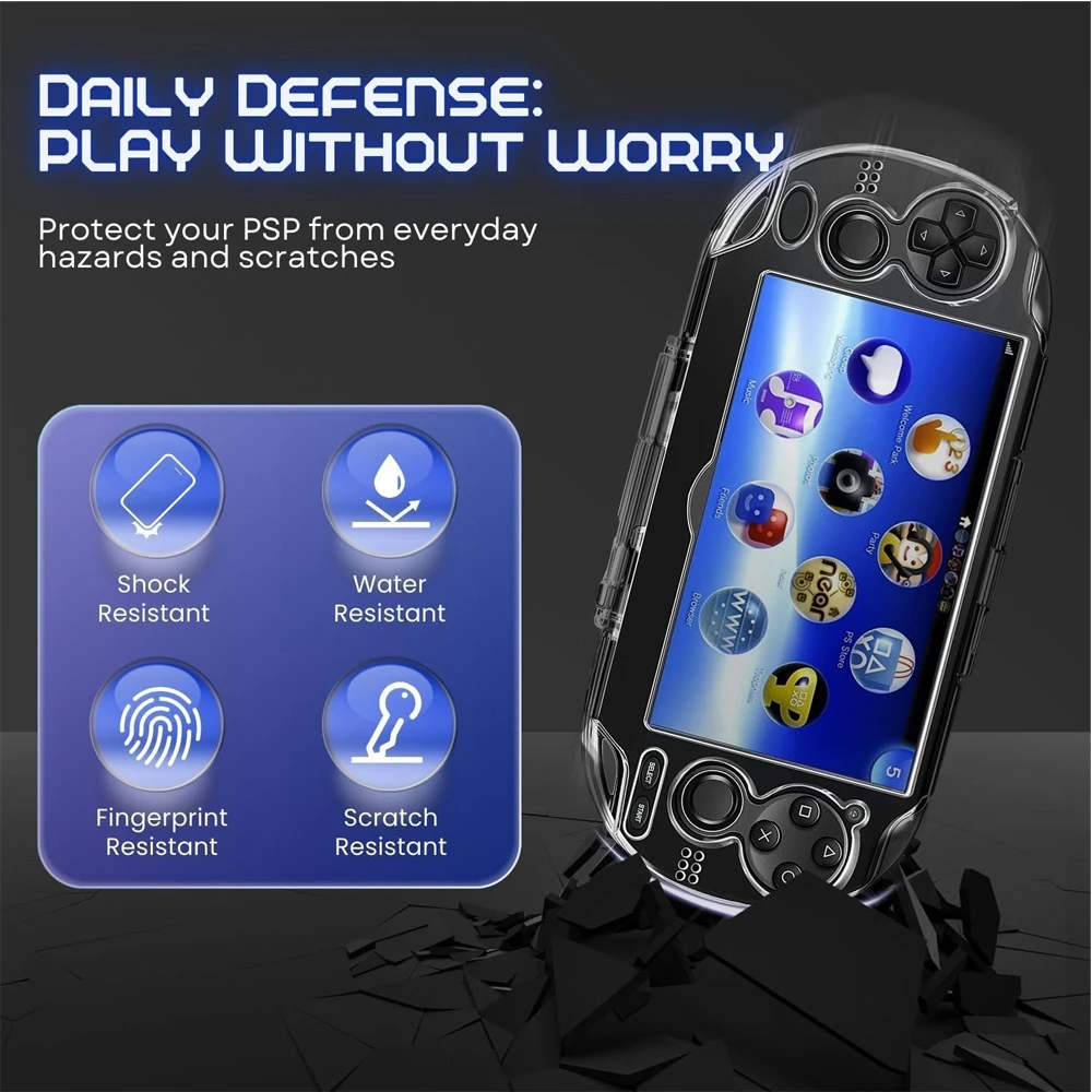 Case for PS Vita 1000 Transparent Full Cover