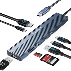 Enhanced USB - C Docking Station with 4K Video and Fast Charging (7 ports)