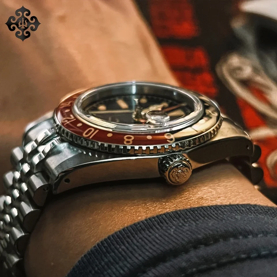 IPOSE IX&DAO Watch Fans of 6542 GMT NH34 Automatic Mechanical