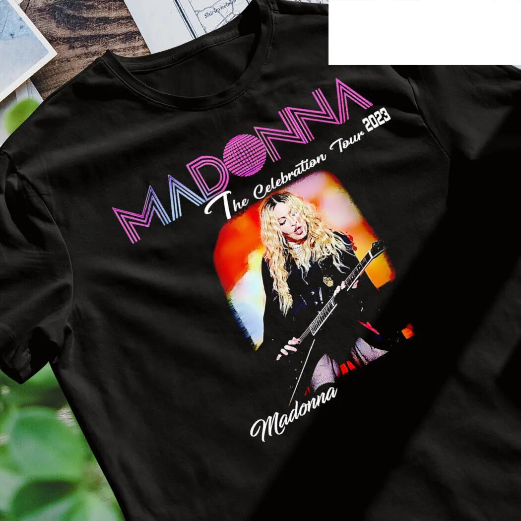 Madonna The Celebration Tour 2023 T-Shirt Cotone Unisex Alltaglie