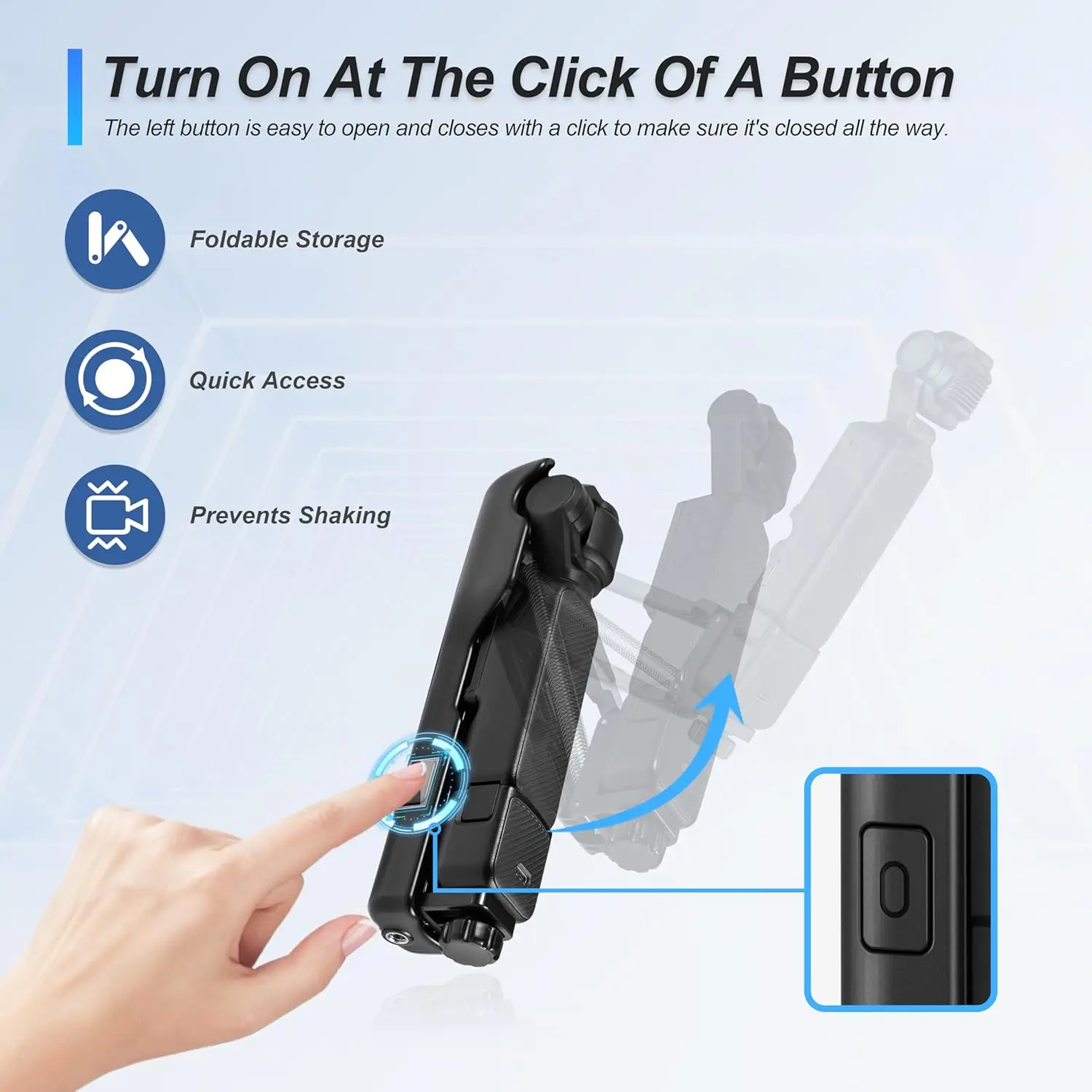 Supporto Ammortizzatore Per DJI Osmo Pocket 3 – Braccio A Z Con Assorbitore, Nuovo
