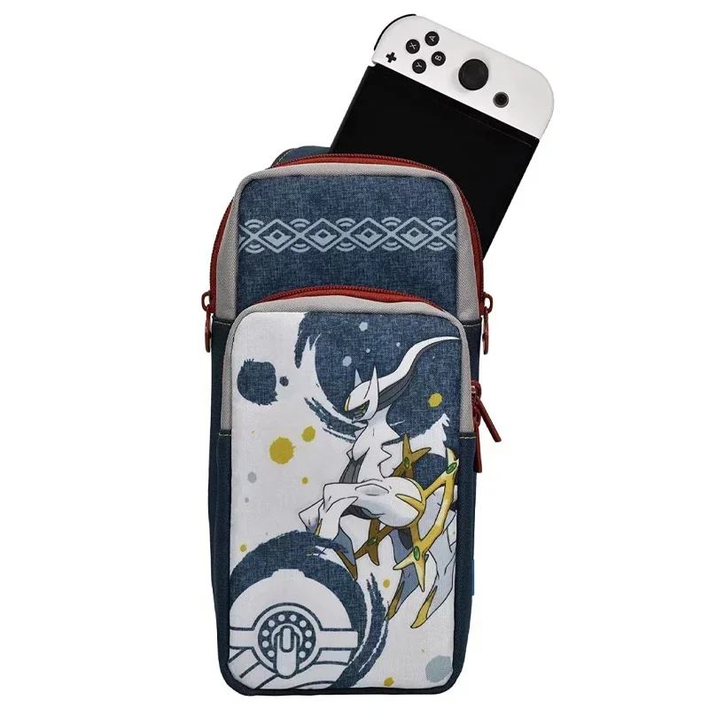 Pokmeon  크로스 바디 보관 가방 Nintendo Switch Oled 여행 휴대용 NS Lite 게임 콘솔 도크 배낭 액세서리