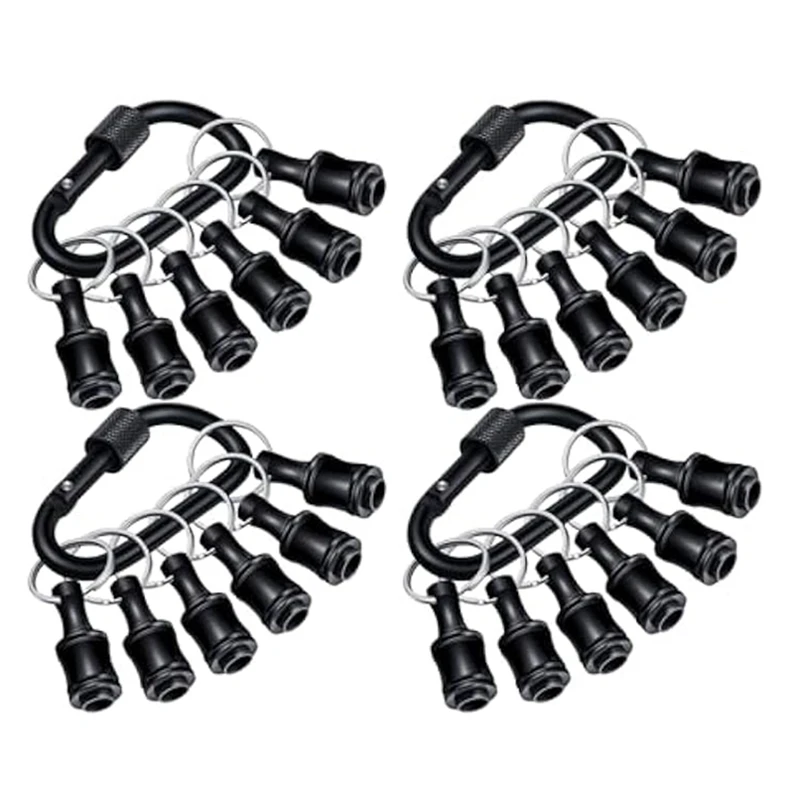 

Портативный держатель для отверток, 4 комплекта, 1/4 дюйма, ручной удлинитель, адаптер для сверл, брелок для ключей, простота в использовании