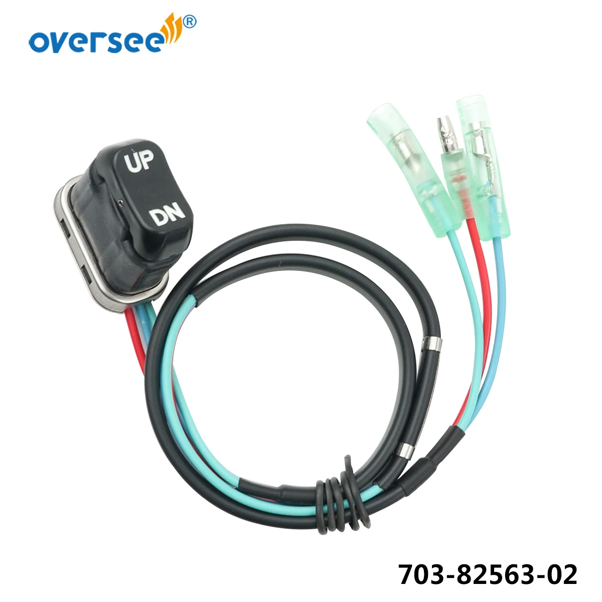 703-82563 Trim Tilt Switch For Yamaha Outboard Motor Parsun 2T Remote Controller Box Switch 703-82563-02 push button master remote controller and lift switch for yamaha 63d 82563 boat marine ship outboard motor 4 or 2 stroke engine