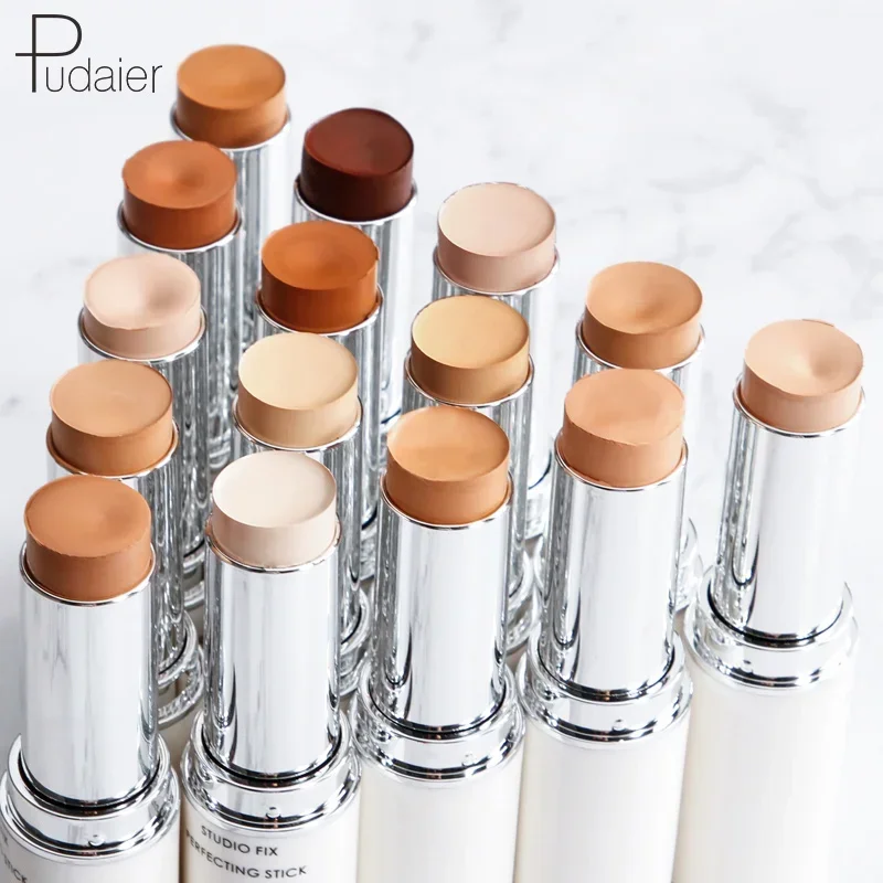 Pudaier Highlighter Face Concealer Foundation Cream Make Up Corrector Stick Cover Dark Circle Makeup Concealer Pencil makeup concealer face concealer face concealer pen concealer foundation cream