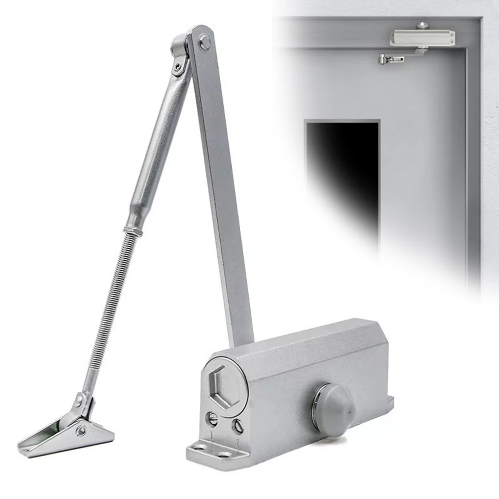 Spring er Door Closer Metal Mute Closing Door Tool Versatile Fireproofing Closer for Residential Commercial Use