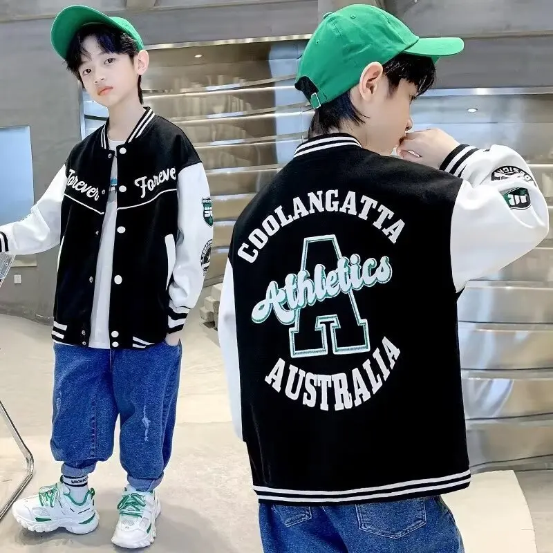 Abbigliamento Per Bambini Giacca Da Baseball Autunnale Per Ragazzi New Boy Trend Big Boy Autunno Bambini Stili Primaverili E Autunnali