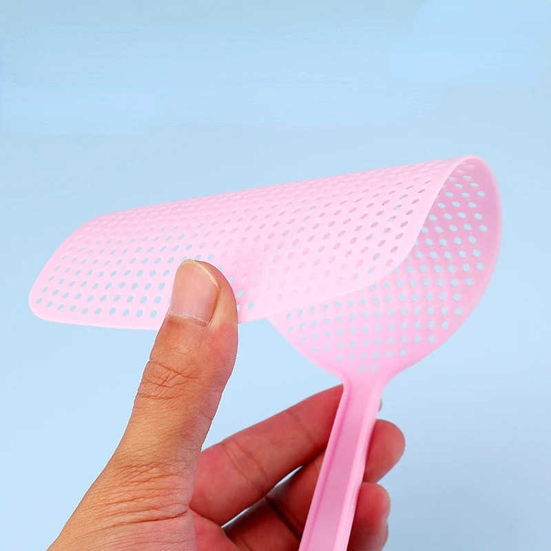 6 Pcs Fly Swatter Long Handle Thickened Plastic Indoor Home Racket Summer Manual Mosquito Killer