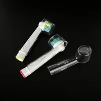 1-8PCS Electric Toothbrush Cover For Braun Toothbrush Head Protective Case Dust Clear Home Camping Travel Head Caps 2
