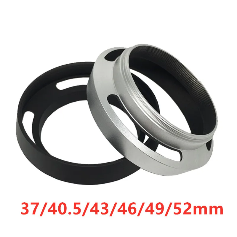 

Бленда для объектива камеры с металлическим отверстием 37 мм 40,5 мм 43 мм 46 мм 49 мм 52 мм Защитная вкручиваемая лента для Canon Nikon Sony Leica аксессуары