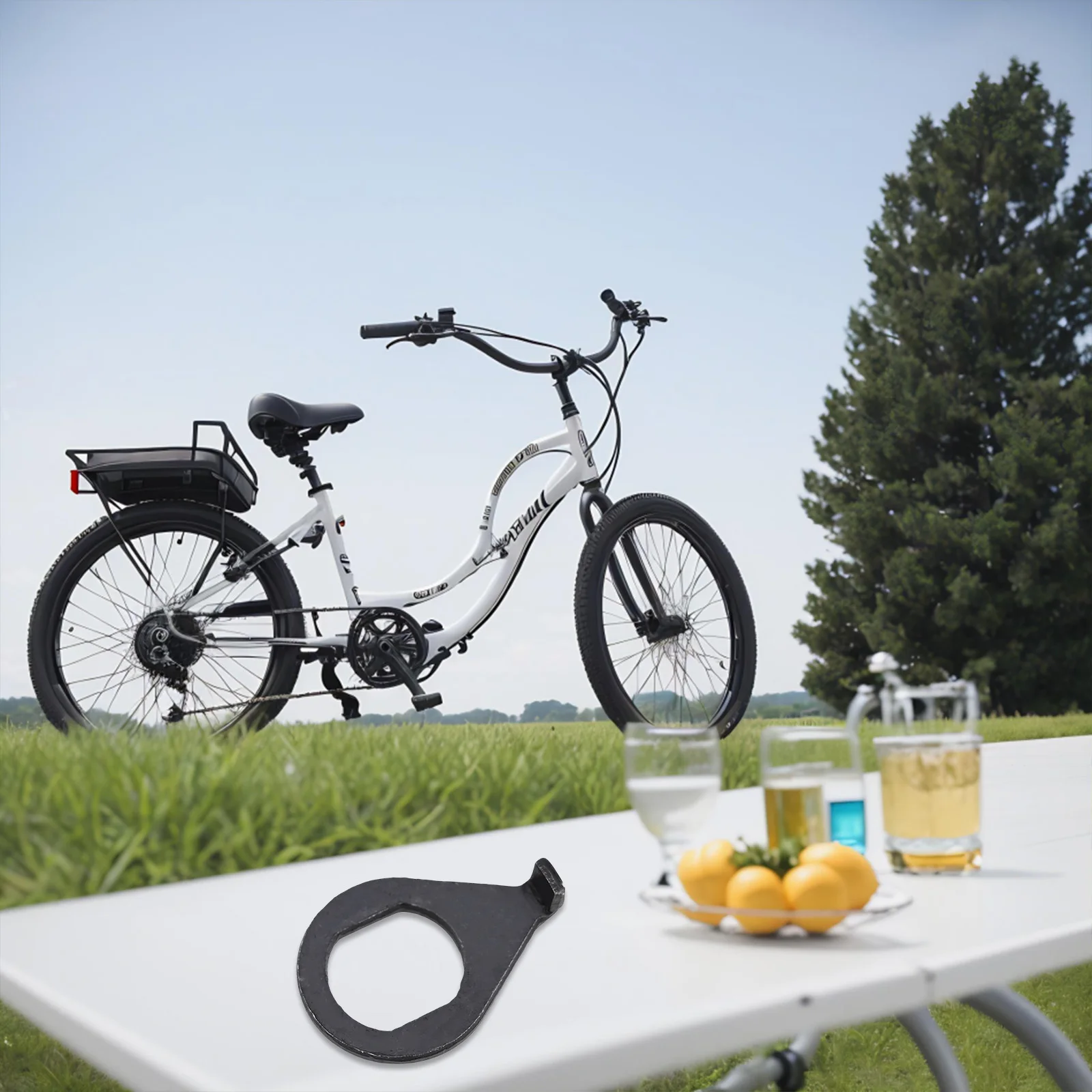 10PC M8 M10 Unterlegscheiben Achsmutter für Elektrofahrradmotoren Fahrradnaben Stahlscheiben für Vorder- und Hinterachsanwendungen Radfahren Zugang – Detail 4