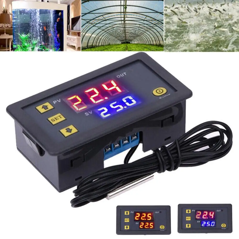 

W3230 LED Digital Control Temperature Microcomputer Thermometer Switch 24V Thermoregulator Thermostat 220V AC 12V DC 110V N Q3M5
