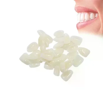 Faccette Dentali Temporanee per Sbiancamento, Membrane Dentali con Faccette Sbiancanti Ultra Sottili in Resina per Denti Anteriori