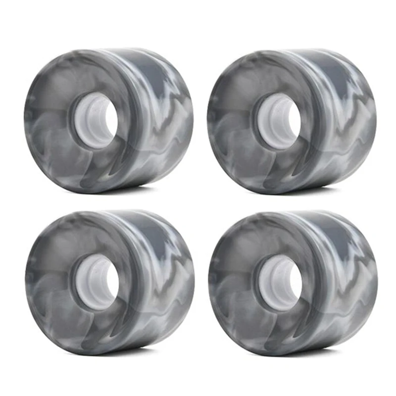 

Surf Skateboard Wheels Outdoor 84A Hardness No Bearings Sliding Soft Skate Board 4 Wheels