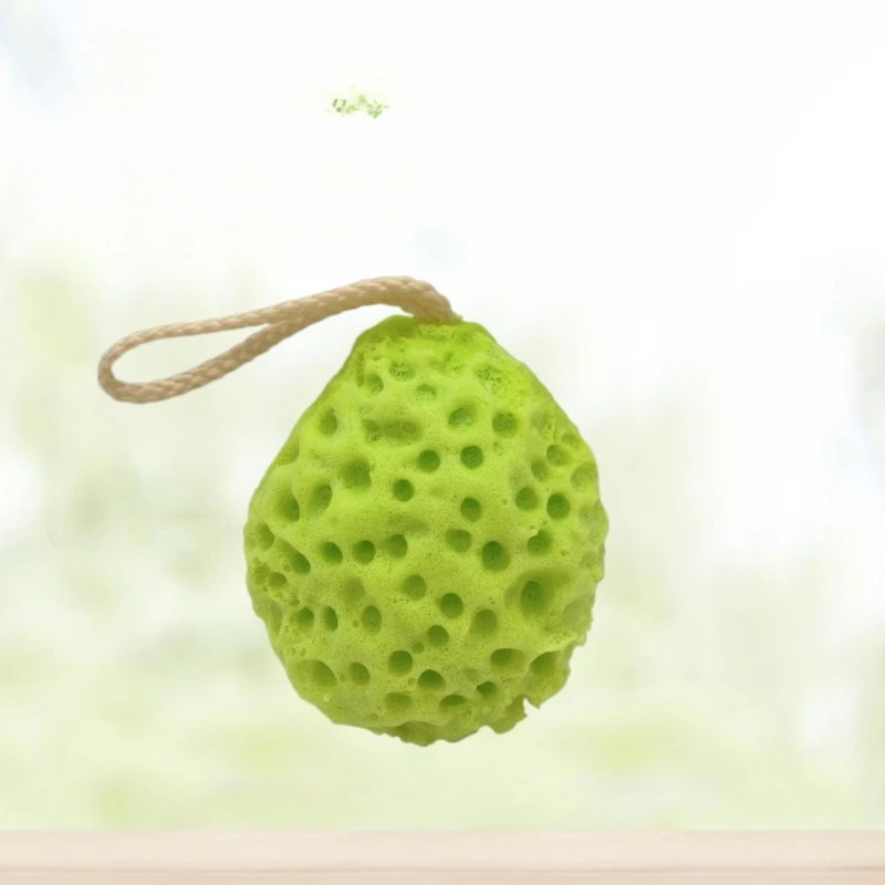 Luxurious Honeycomb Bath Sponge - Soft, Non-Shedding, Exfoliating & Foaming Bath Ball