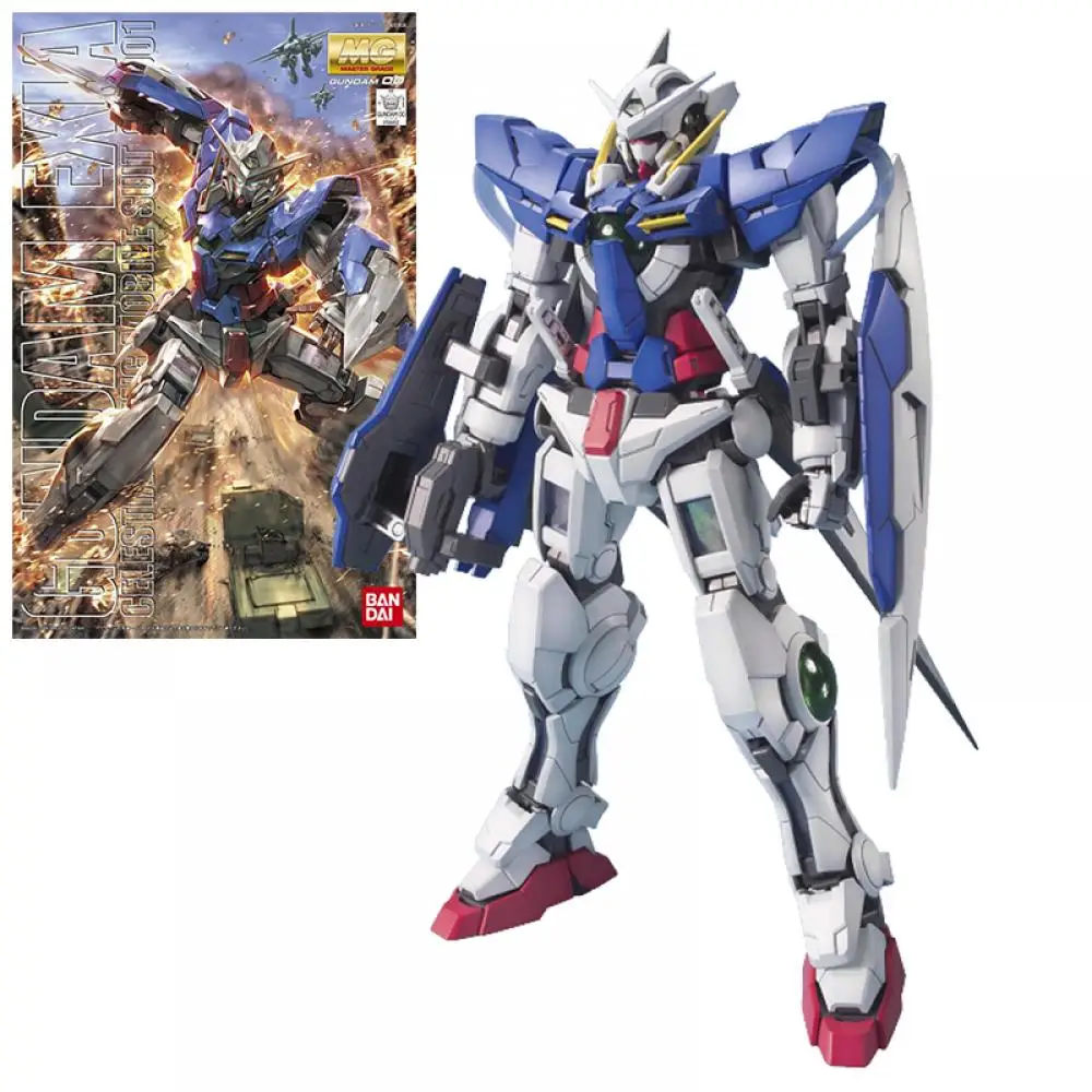 

Bandai Mg 1/100 Gundam Exia Regular Version Assembling Model Figure Ornaments Anime Construction Toys Birthday Present