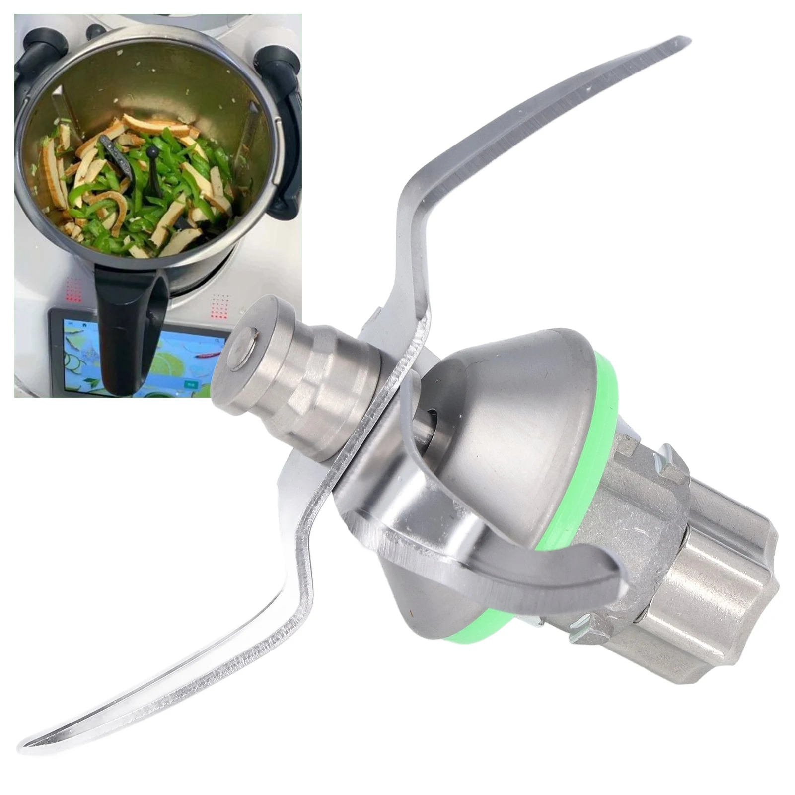 Stainless Steel Blender Blade Hardened Mixer Blade Replacement for Vorwerk Thermomix TM6 spare parts for blender