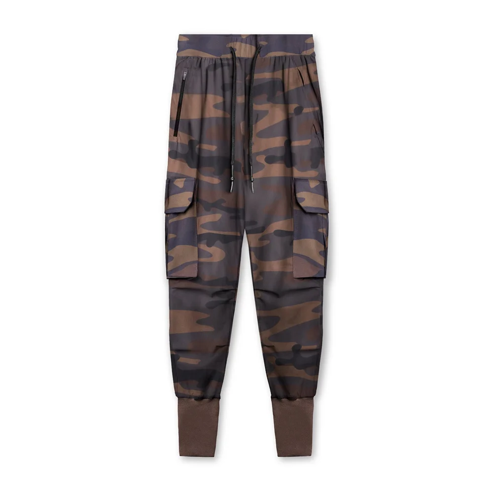 Camo Joggers Sweatpants Men Casual Cargo Pants Gym Fitness Quick Dry Slim Trousers Autumn Male Crossfit Running Sport Trackpants