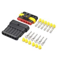 6Pin Waterproof AMP Auto Connector 18AWG M/F 1.5mm Term Quick Disconnect for Car Truck VehicleDJ7061-1.5-11/21 282090-1/282108-1 5